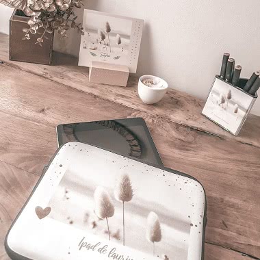 housse tablette ou ordinateur, photo et création de @bellaurine sur instagram